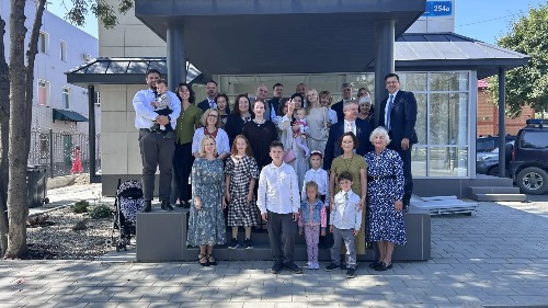 Посвящение дома собраний в Южно-Сахалинске