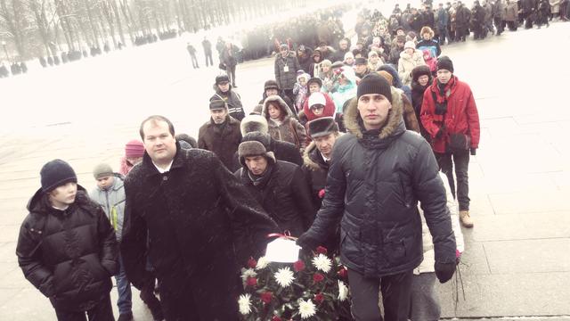 В память о блокаде Ленинграда