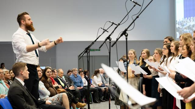 Выступление хора Церкви Иисуса Христа Святых последних дней в Москве
